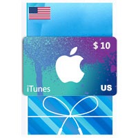 خرید گیفت کارت آیتونز اپل 10 دلاری امریکا