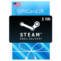 گیفت کارت 100 دلاری استیم امريکا steam - ۱