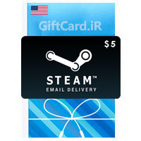 گیفت کارت 5 دلاری استیم امريکا Steam - ۱