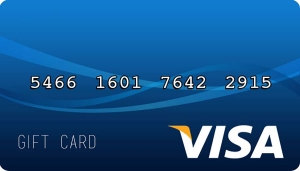 گیفت کارت ویزا کارت 25 دلاری امریکا