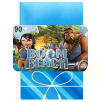 ۹۰ جم بازی بوم بیچ Boom Beach