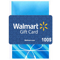 گیفت کارت 100 دلاری والمارت Walmart
