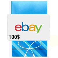 گیفت کارت ۱۰۰ دلاری ebay - شارژ 100 دلاری اکانت ebay