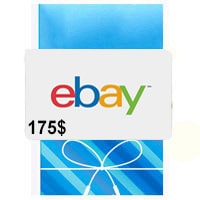 گیفت کارت ۱۷۵ دلاری ebay