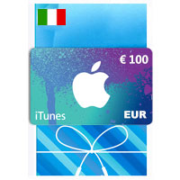 گیفت کارت 100 یورو آیتونز ایتالیا- شارژ اکانت آیفون ایتالیا