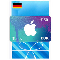 گیفت کارت 50 یورو itunes اپل آلمان