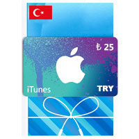 گیفت کارت 25 لیر آیتونز ترکیه