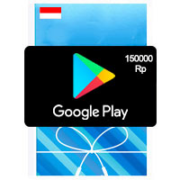 گیفت کارت 150000 روپیه گوگل پلی اندونزی