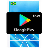 گیفت کارت 30 رئال گوگل پلی برزیل