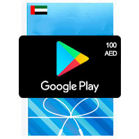 گیفت کارت 100 درهم گوگل پلی امارات