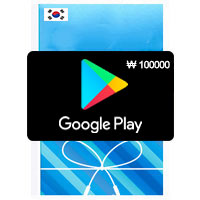 گیفت کارت 100000 وون گوگل پلی کره