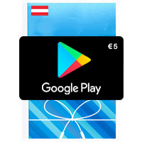گیفت کارت 5 یورو گوگل پلی اتریش