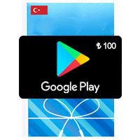 گیفت کارت 100 لیر گوگل پلی ترکیه