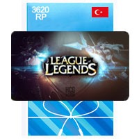 گیفت کارت 3620 ریوت پوینت لیگ اف لجندز ترکیه - شارژ 3620 League of legends ترکیه